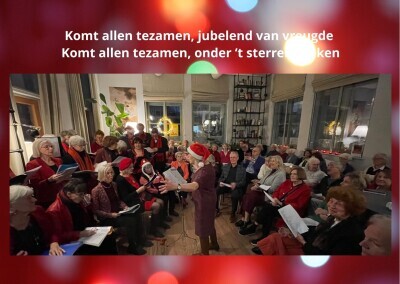 Kerstborrel en Singalong